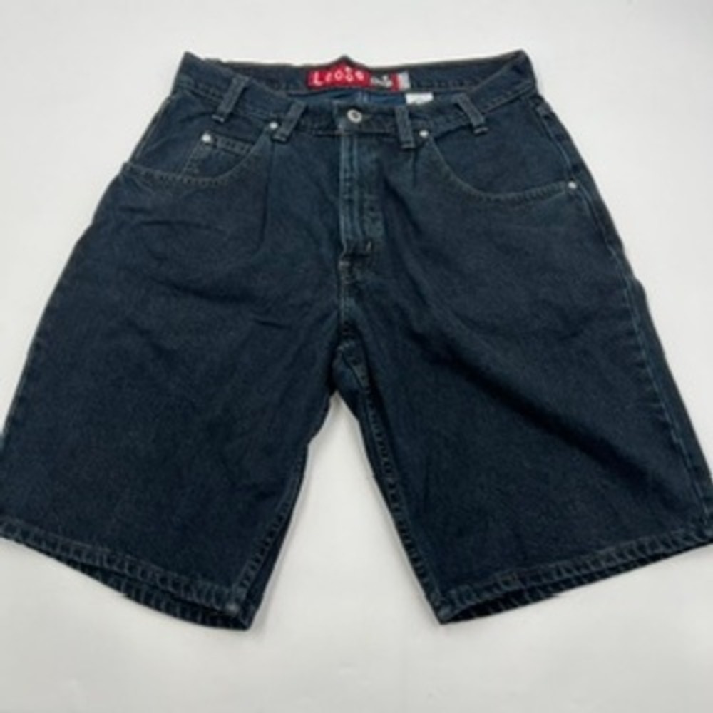 Levi's SilverTab Loose Fit Denim Shorts Mens 33 Dark Wash Indigo Vintage 90s USA
